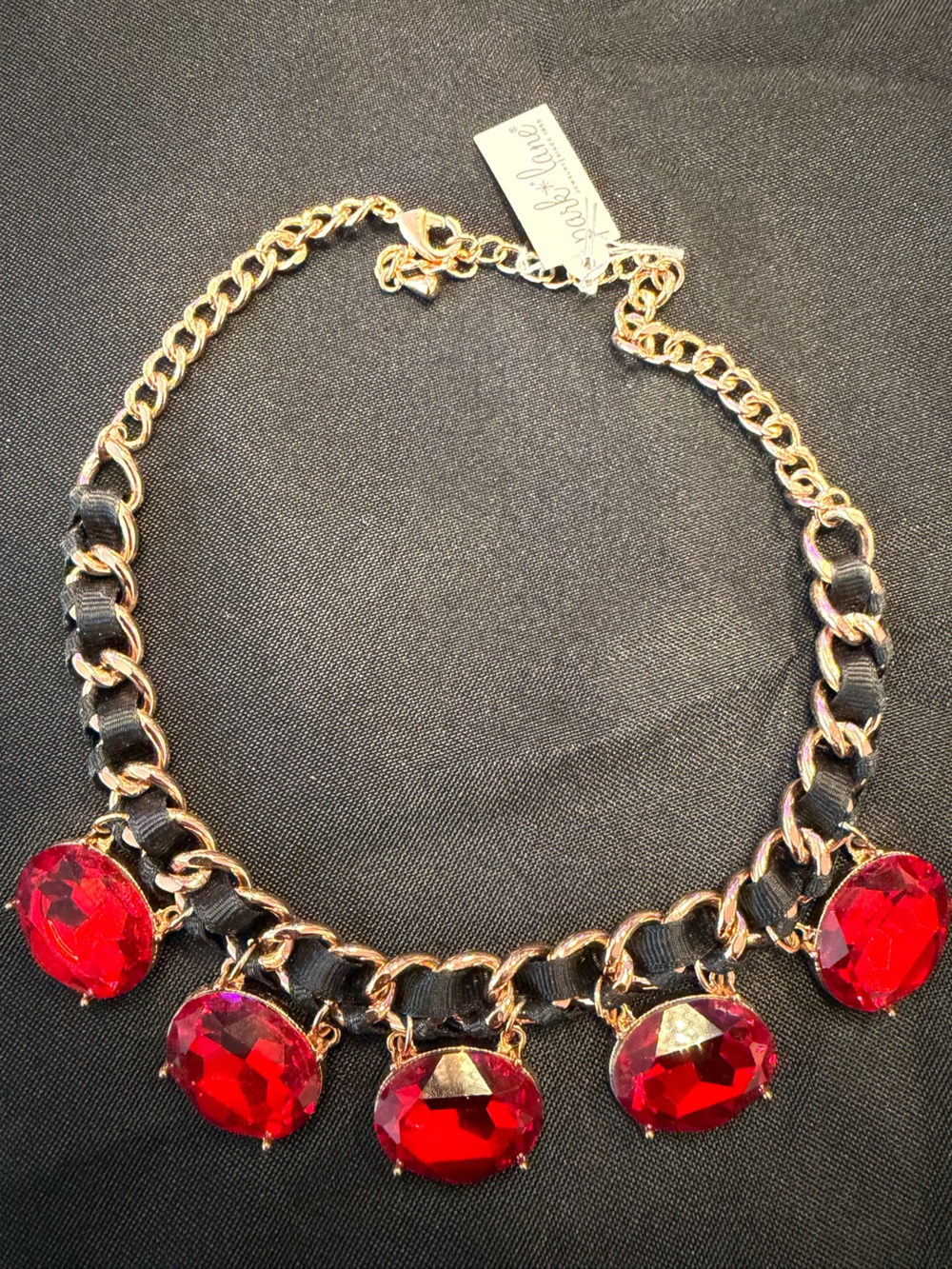 Park Lane Cabernet Necklace NWT Retired Ruby Red Statement Necklace $202